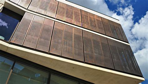 exterior perforated metal panels